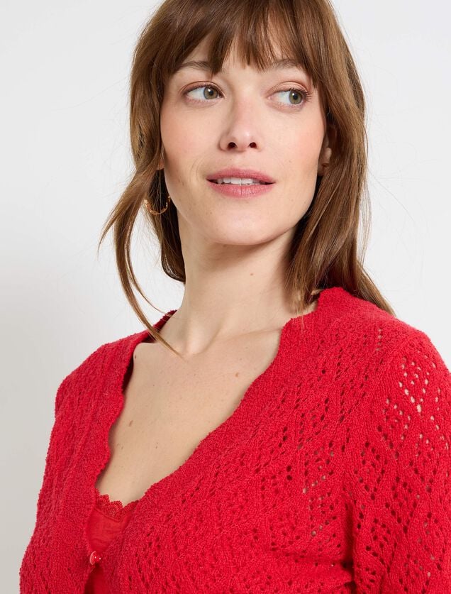 Gilet manches courtes femme