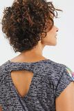 T-shirt fleuri femme