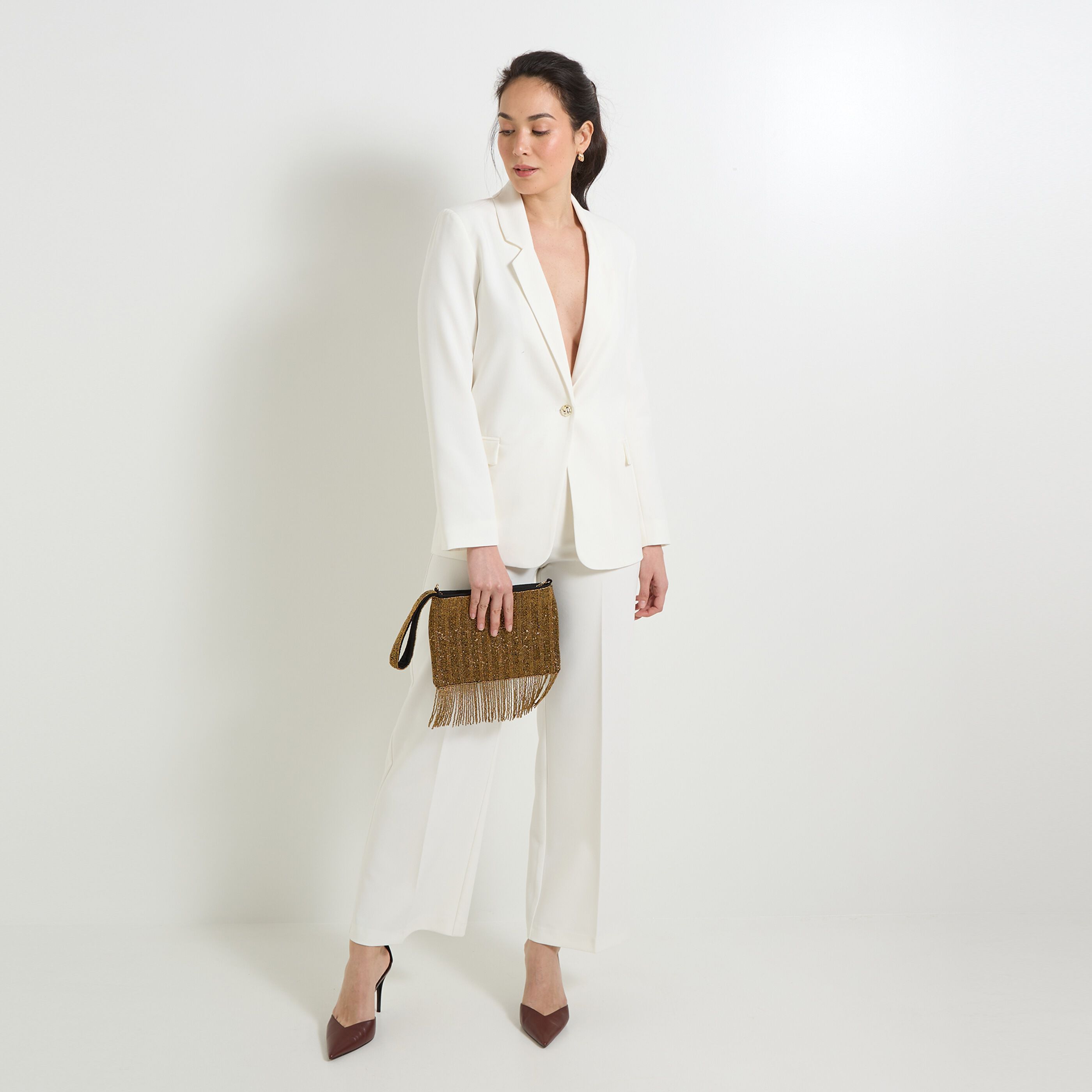 Blazer ajust&eacute; femme