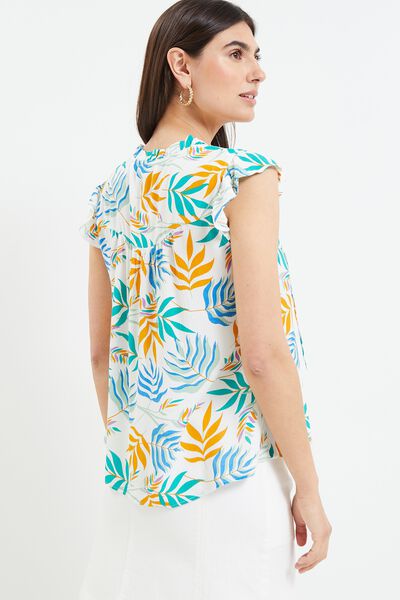 Blouse imprimée femme