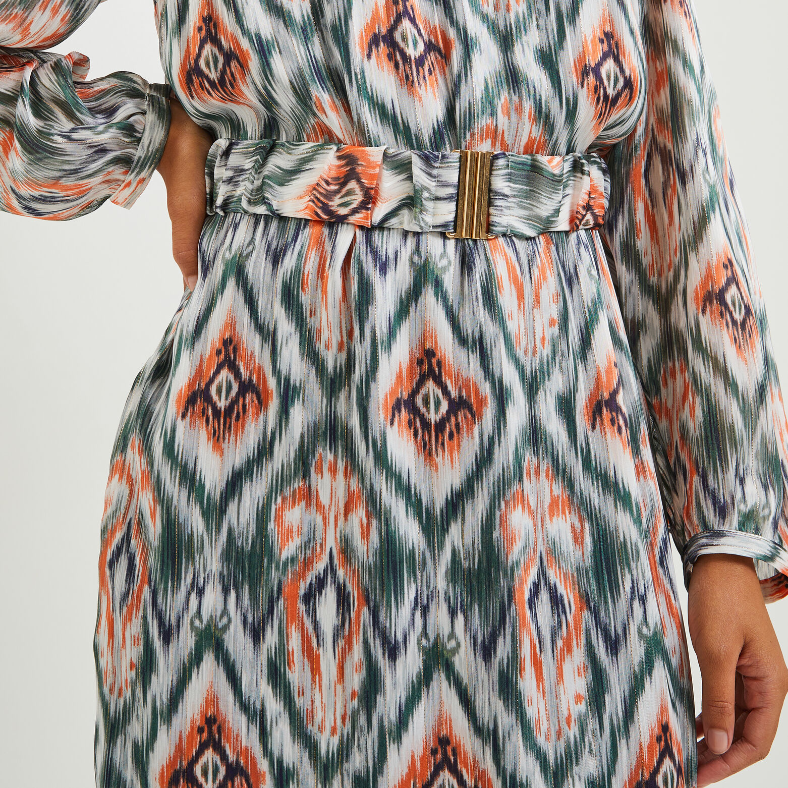 Robe col V femme