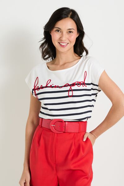 Tshirt rayé femme