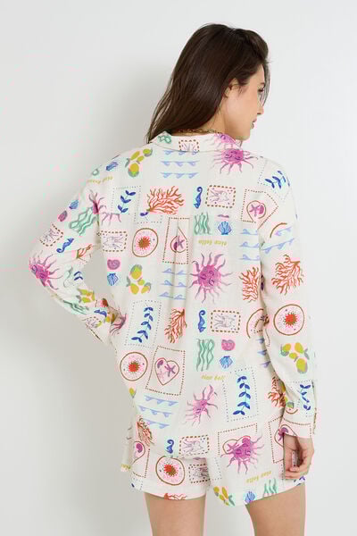 Chemise imprimée femme