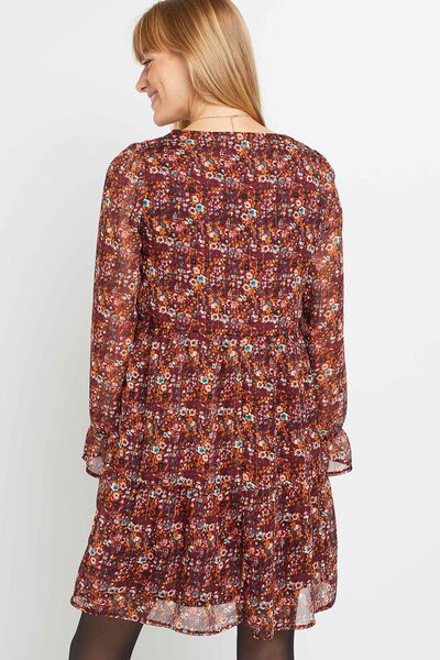 Robe imprimé fleuri femme