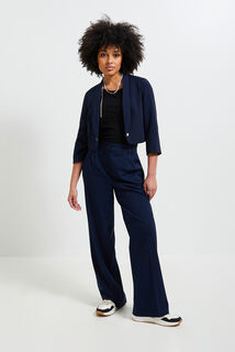 Pantalon à pince large femme