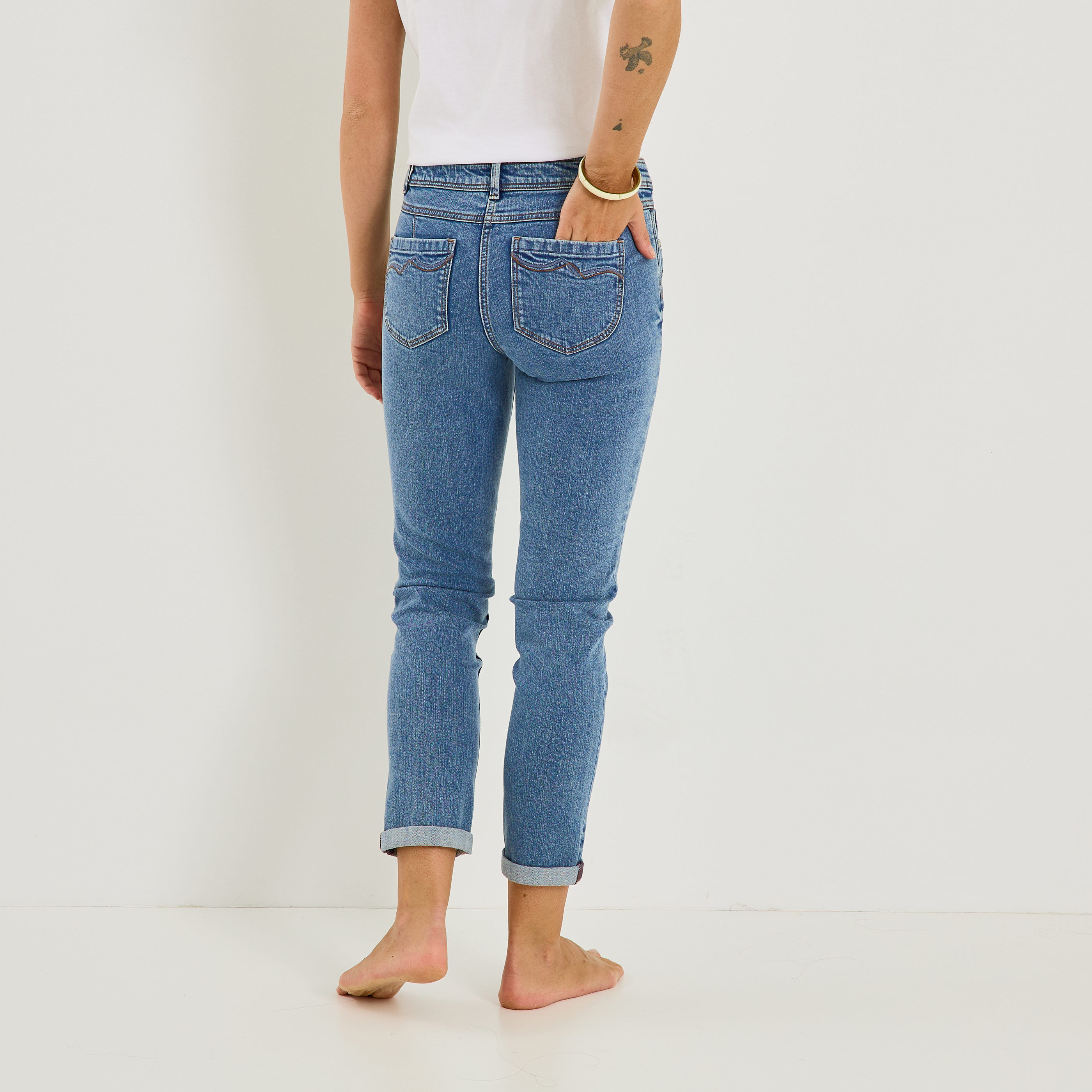 Jean slim raccourci TOKYO R01 femme