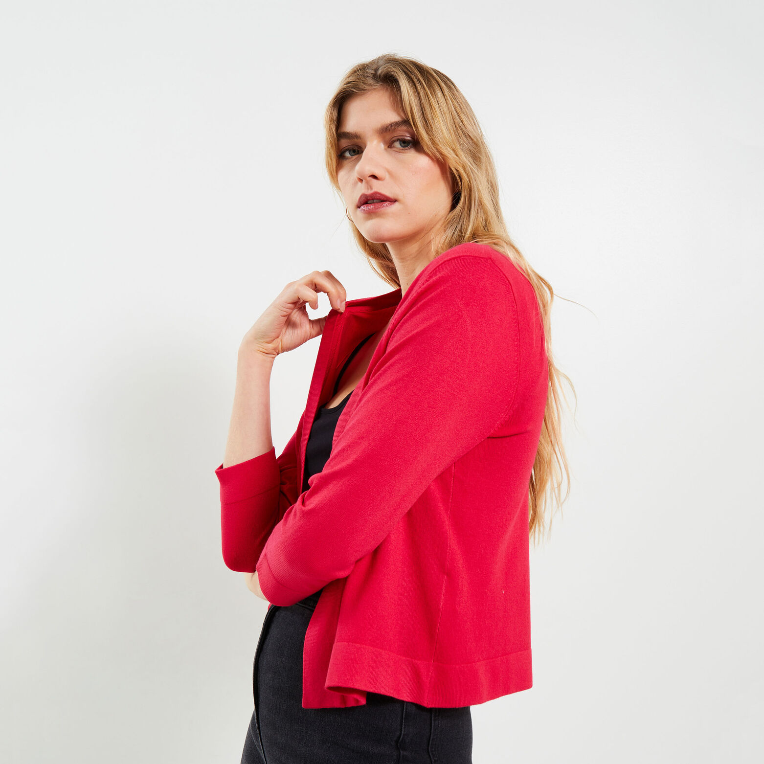 Gilet court femme