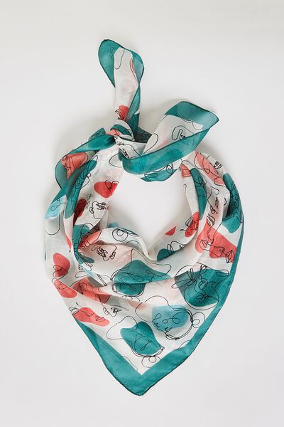 Foulard en soie femme