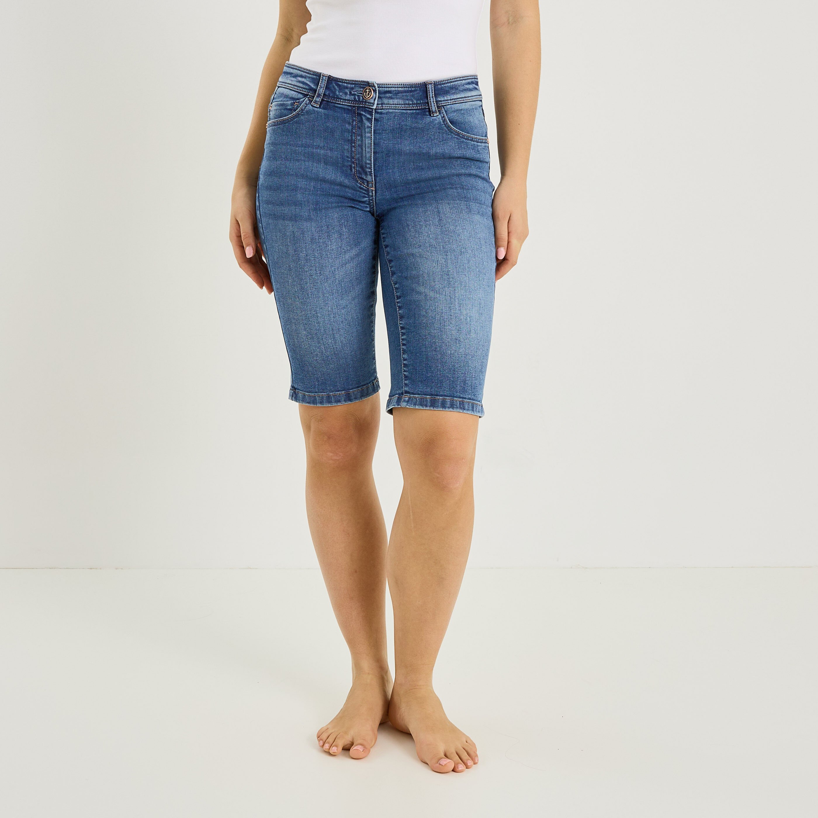 Bermuda en jean femme