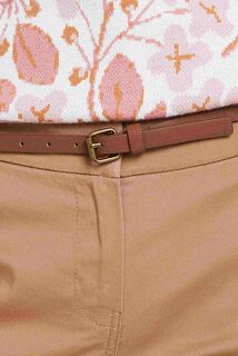 Pantalon chino avec ceinture femme