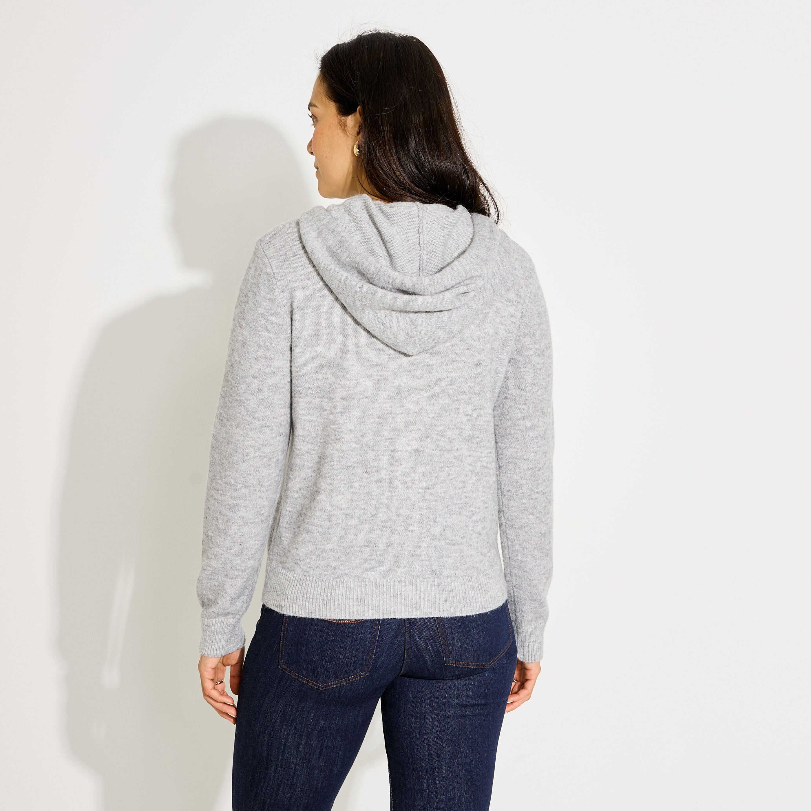Gilet &agrave; capuche femme