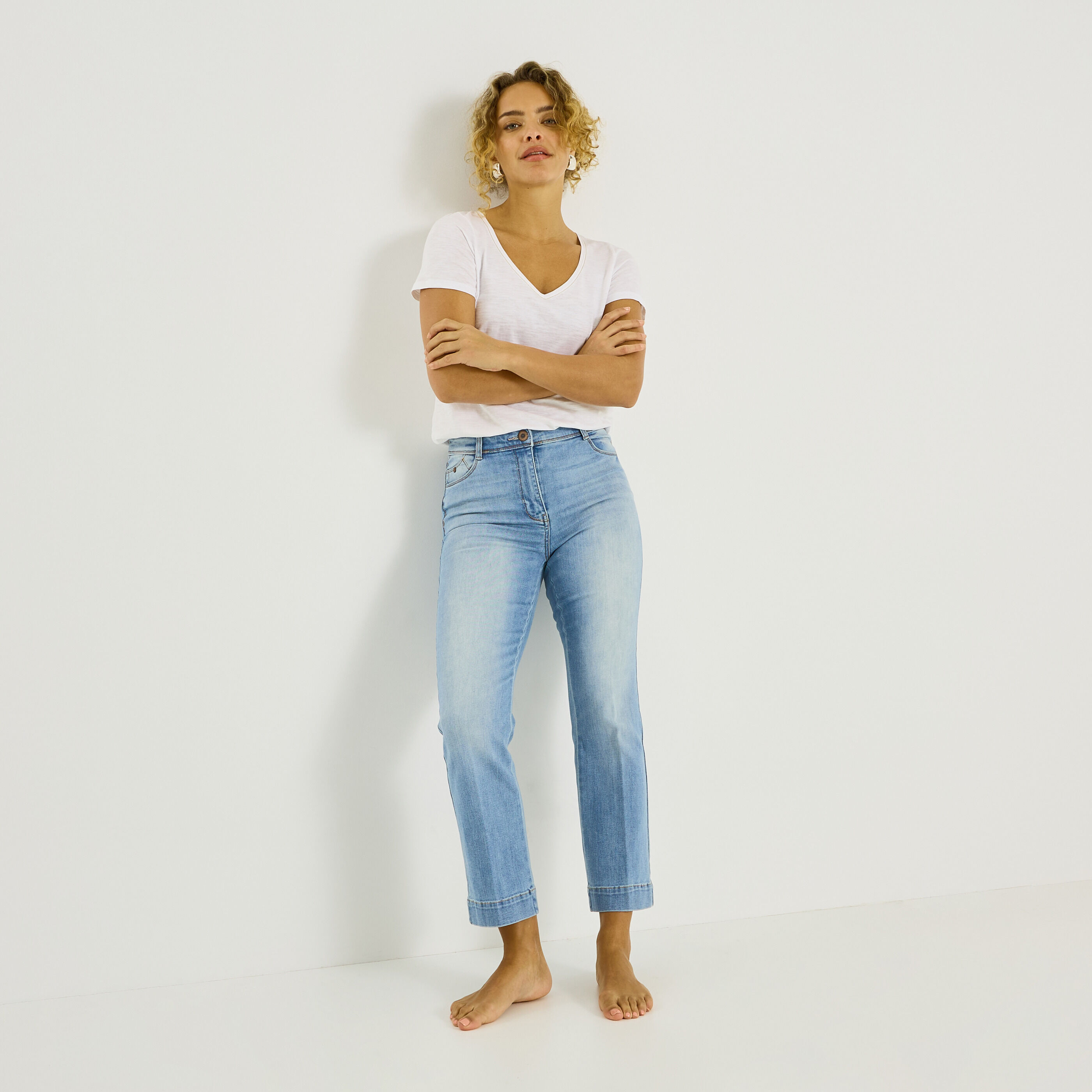 Jean raccourci bootcut TROPEZ RB02 femme