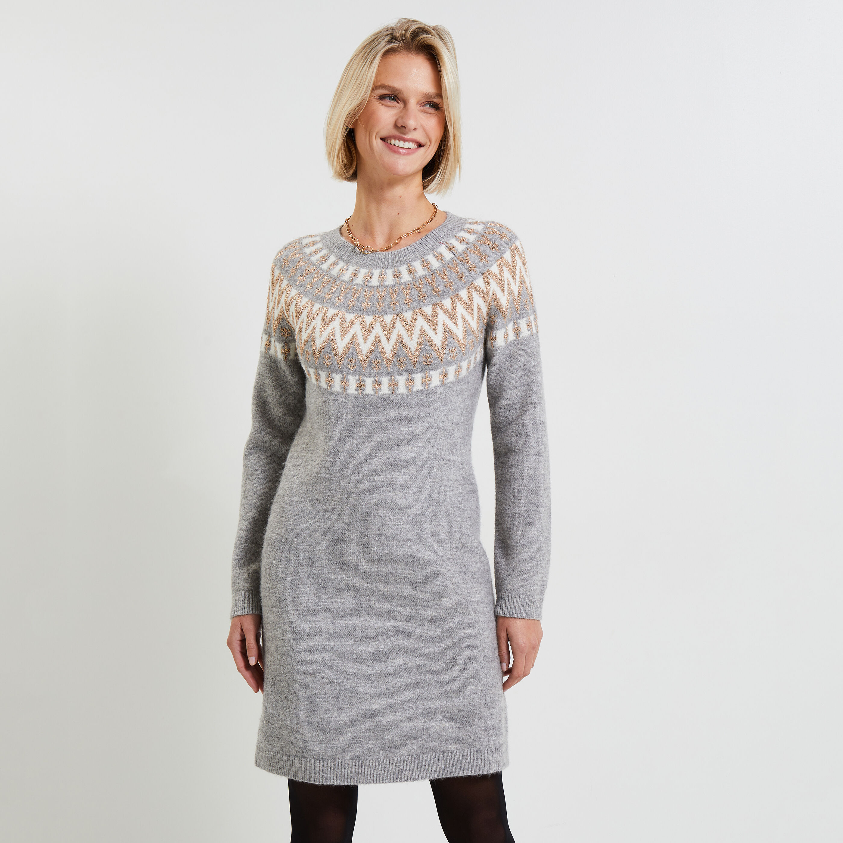 Robe pull grain de malice top