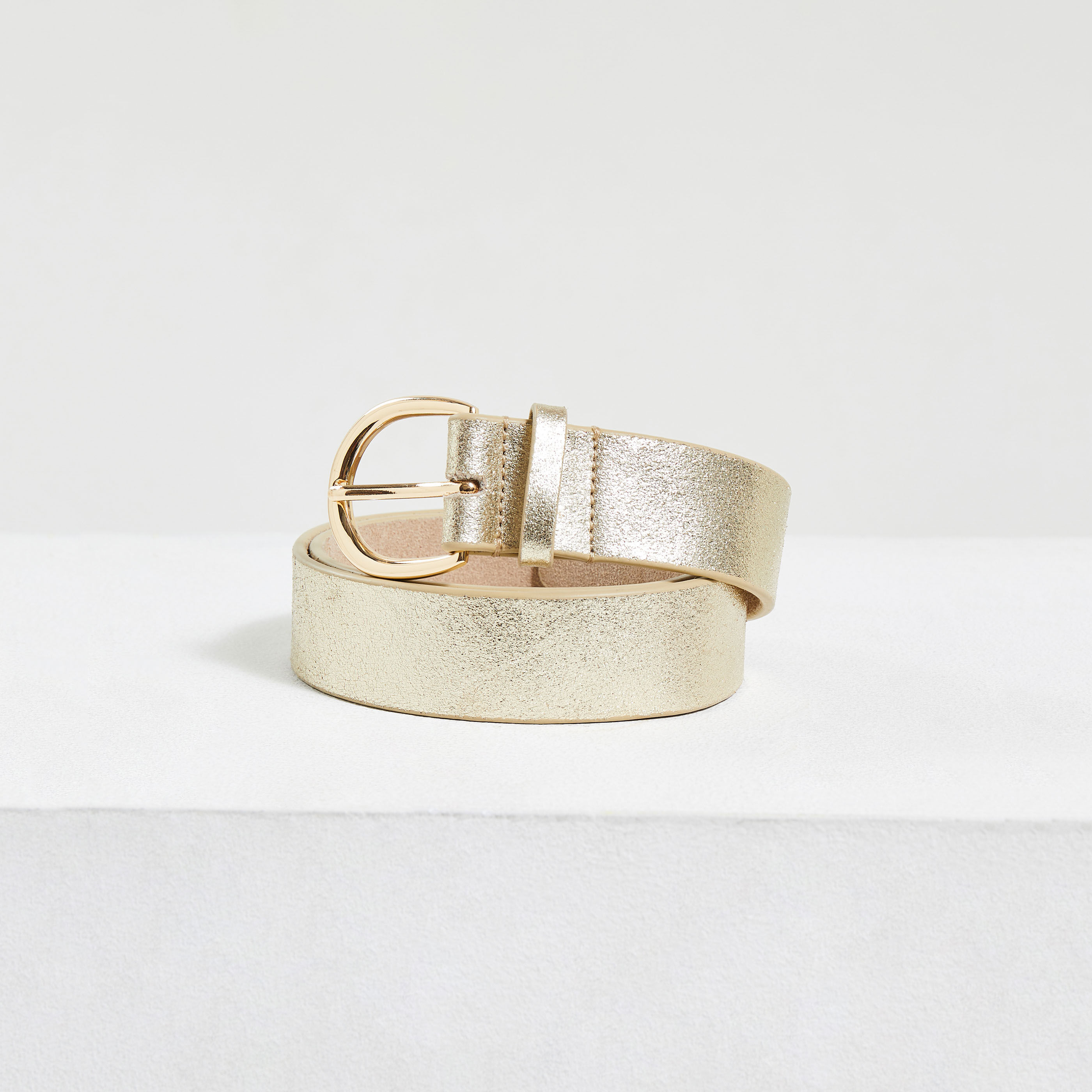 Ceinture cro&ucirc;te de cuir femme