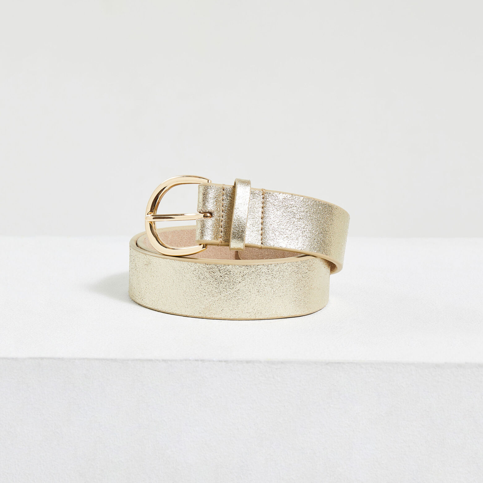 Ceinture croûte de cuir femme