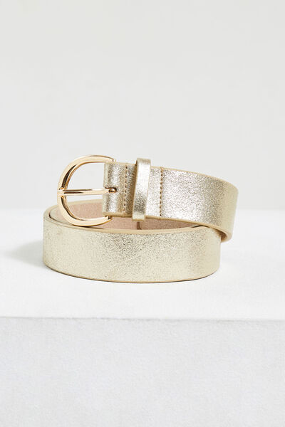 Ceinture croûte de cuir femme