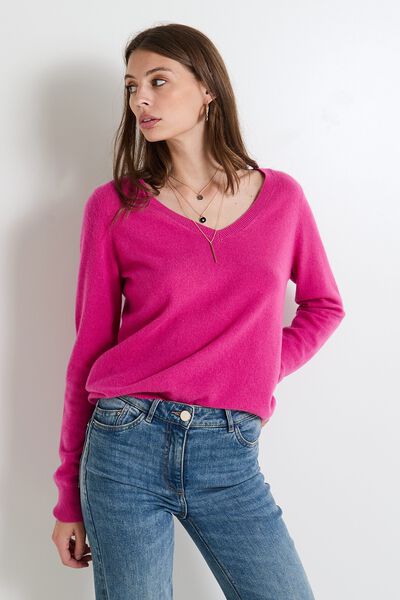 Pull laine et cachemire femme