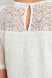 T-shirt manches courtes dentelle