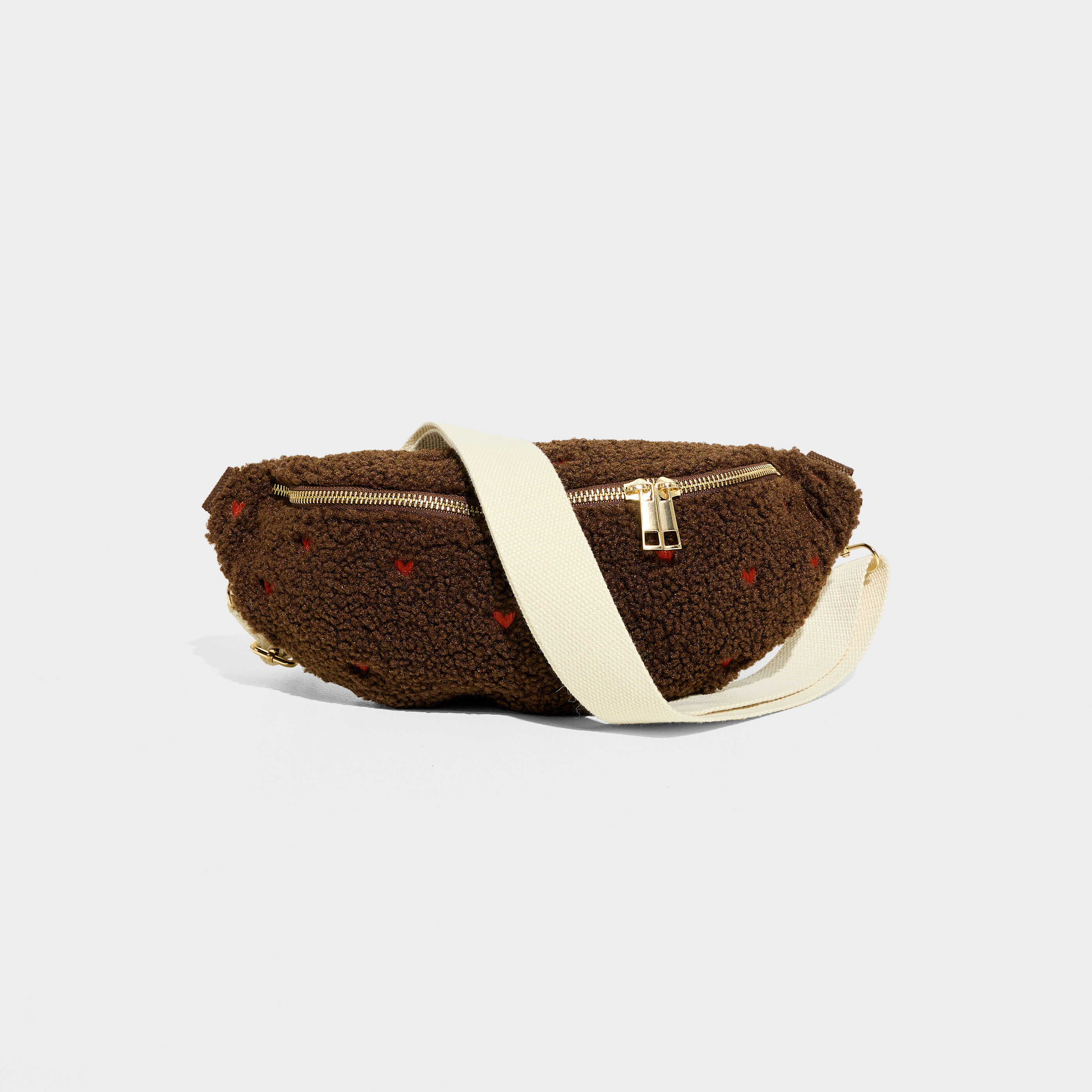 Sac banane moumoute c&oelig;ur femme