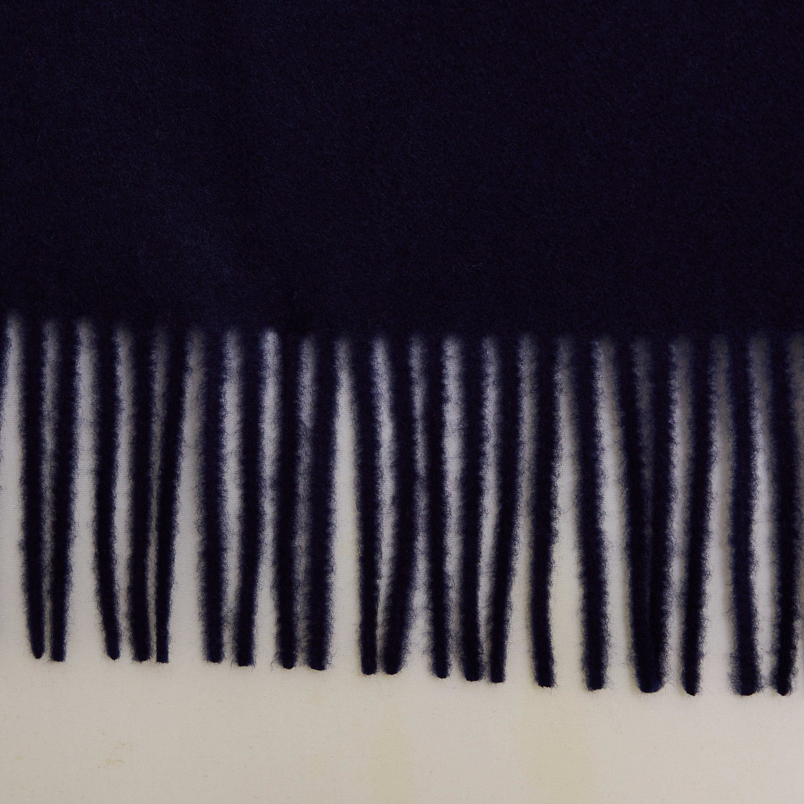 &Eacute;charpe unie &agrave; franges femme