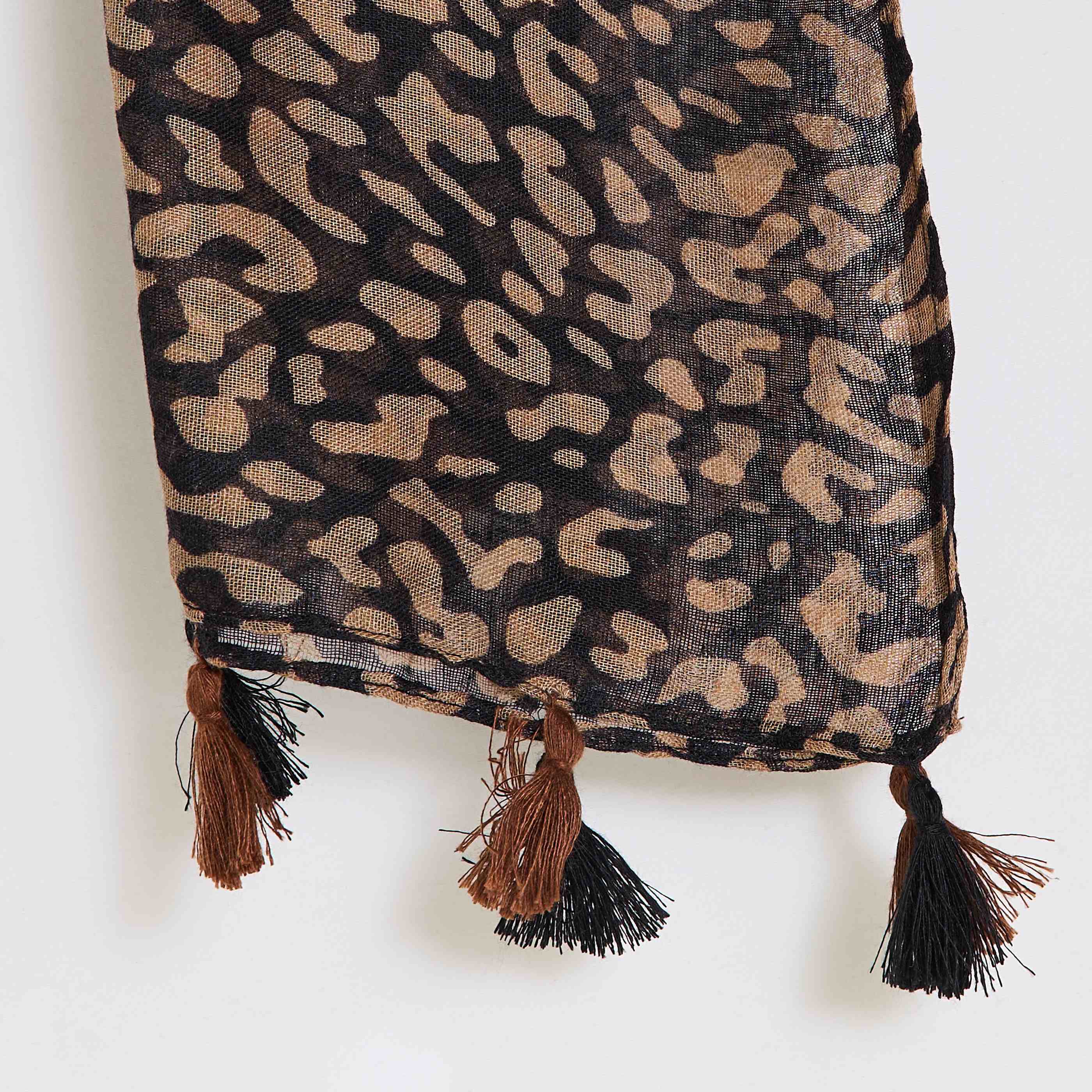 &Eacute;tole longue motif tachet&eacute; femme