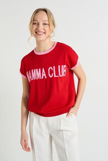 Pull manches courtes femme