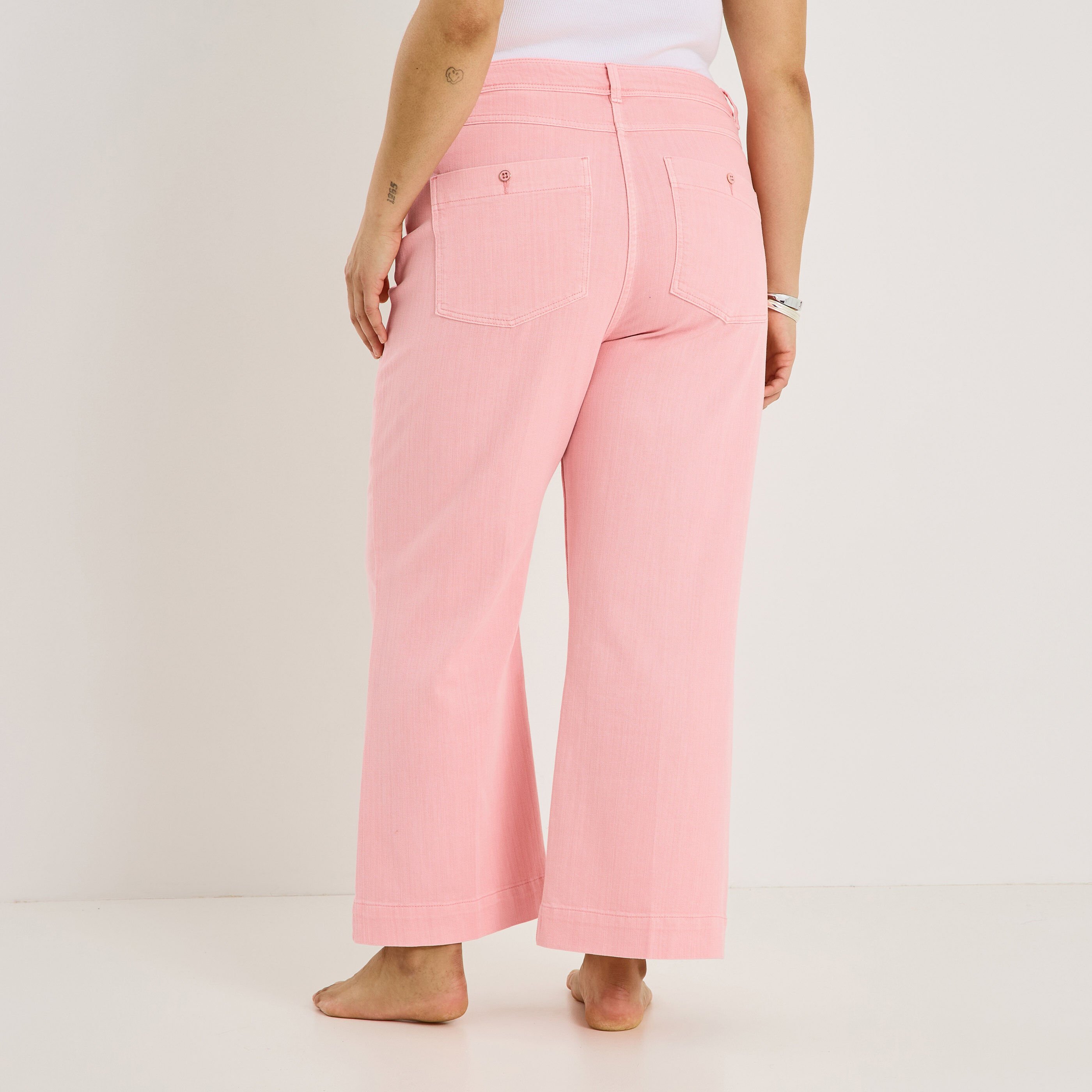 Jean flare raccourci KANSAS RF02 femme