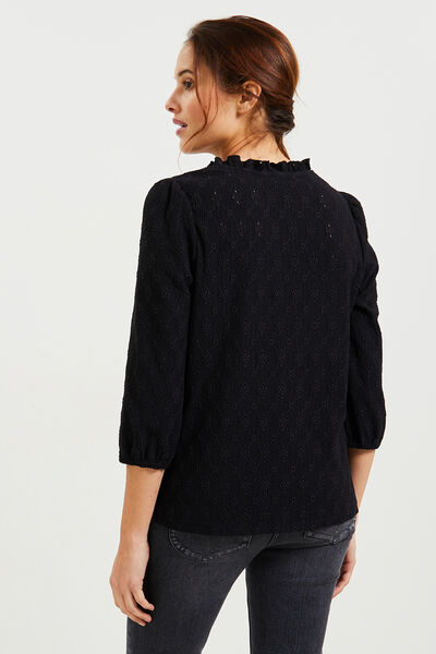 Tshirt maille ajourée femme