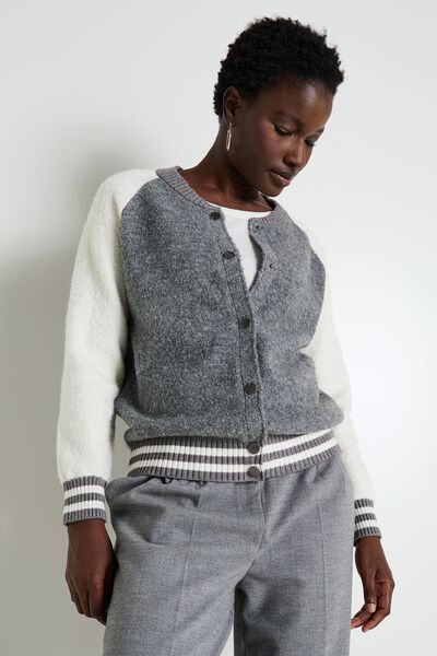 Bomber maille femme