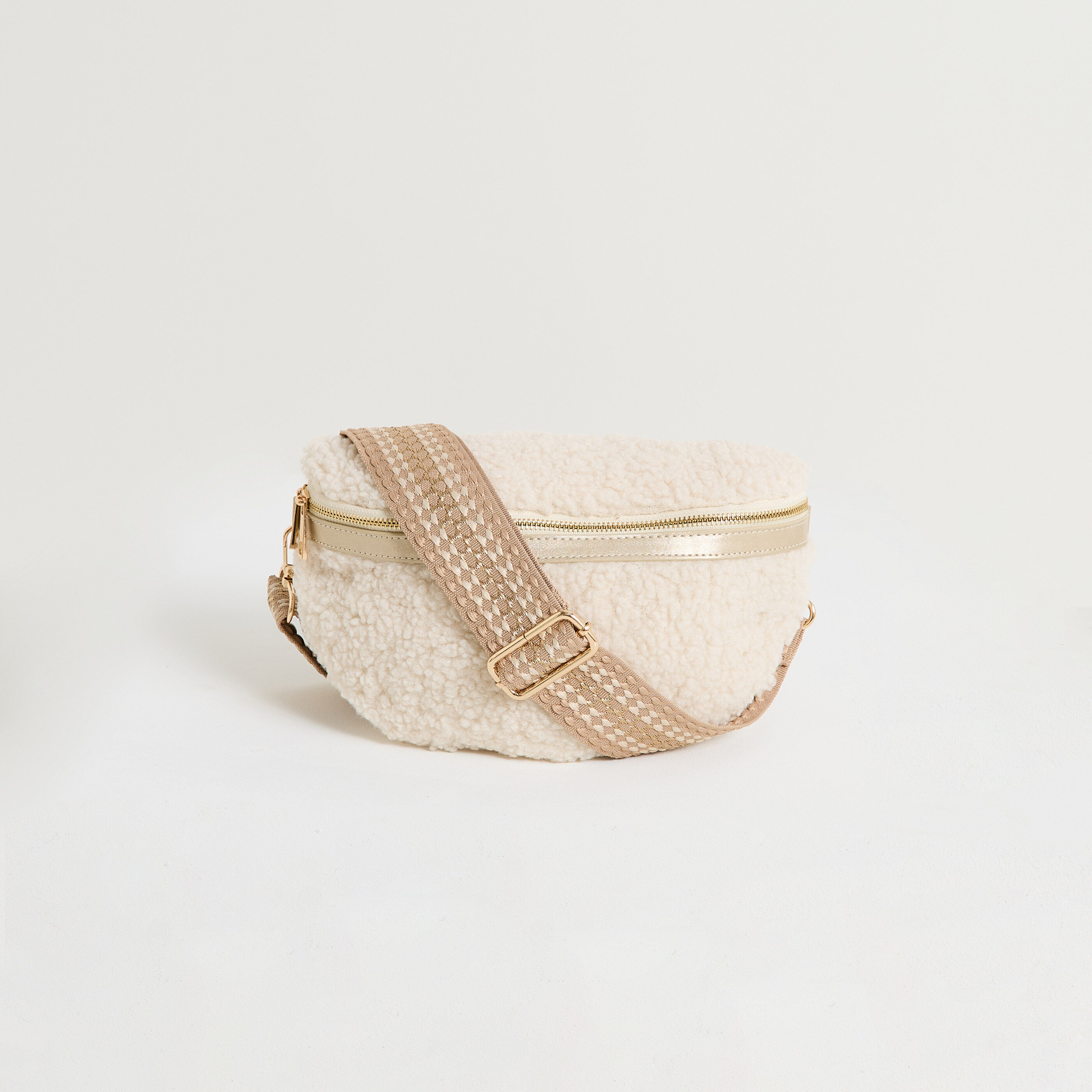 Sac banane imitation fourrure