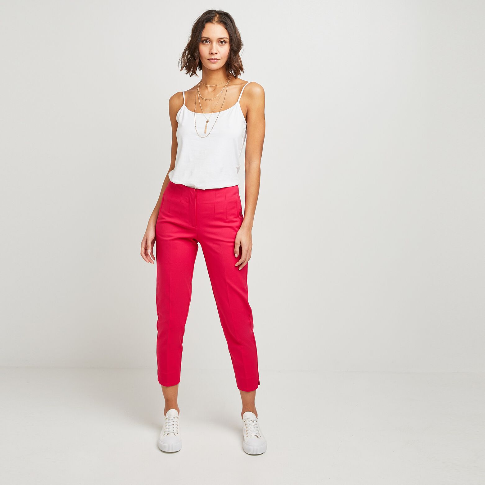 Pantalon cigarette femme