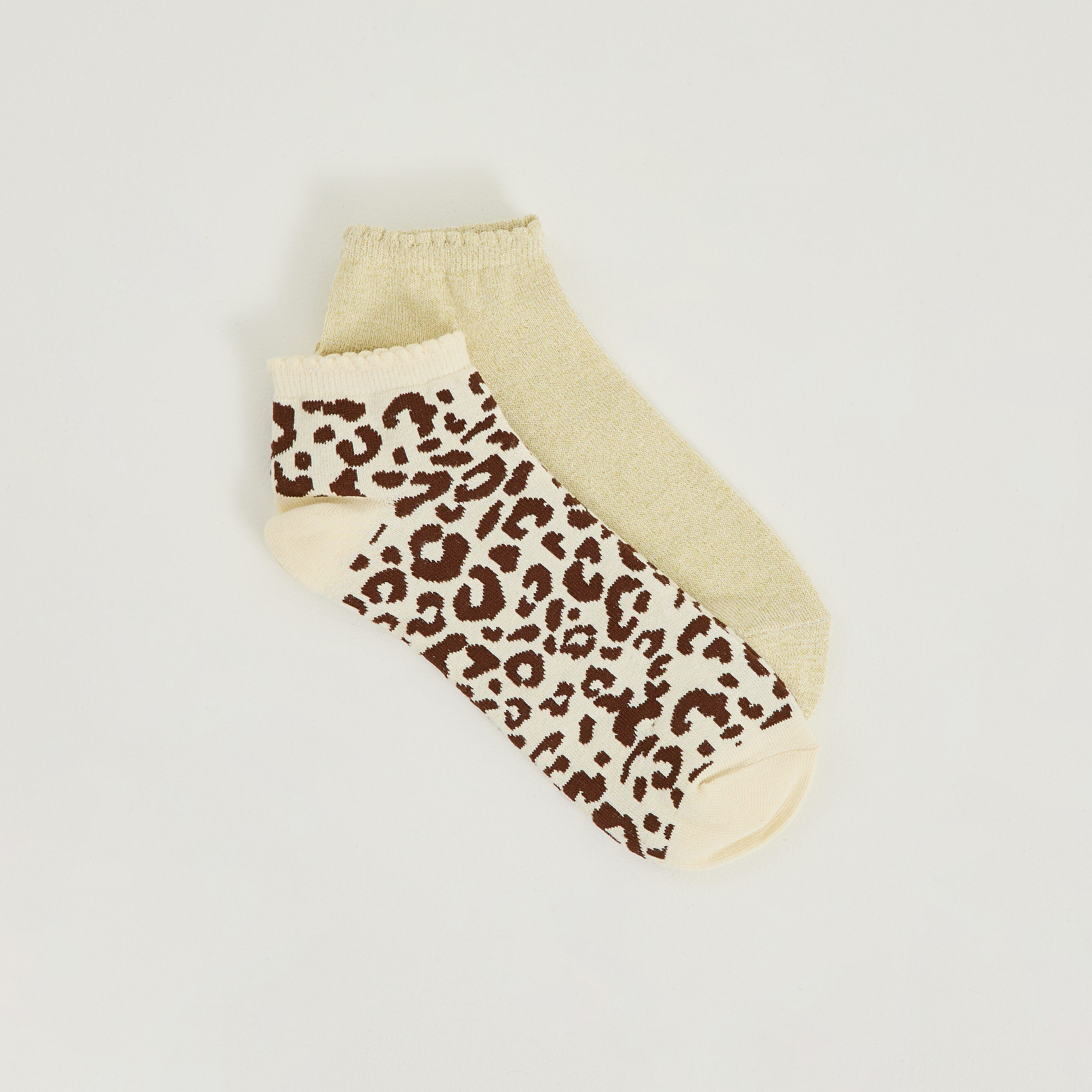 Lot de 2 paires de socquettes femme