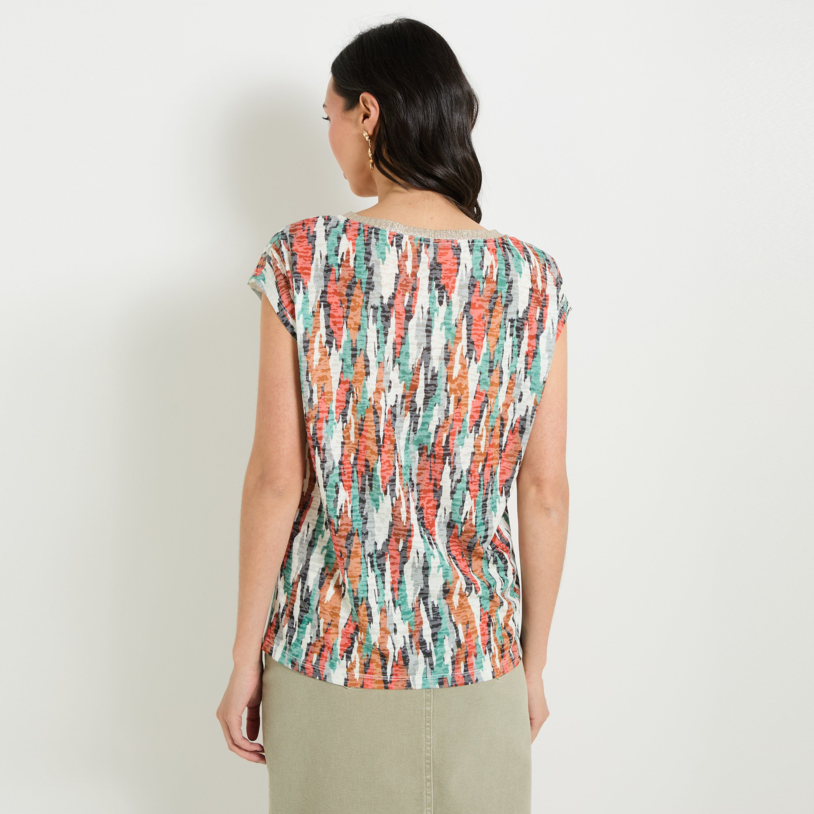 Tshirt imprim&eacute; femme