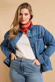 Veste en jean femme