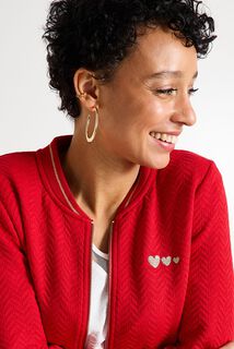 Blouson maille matelassée femme