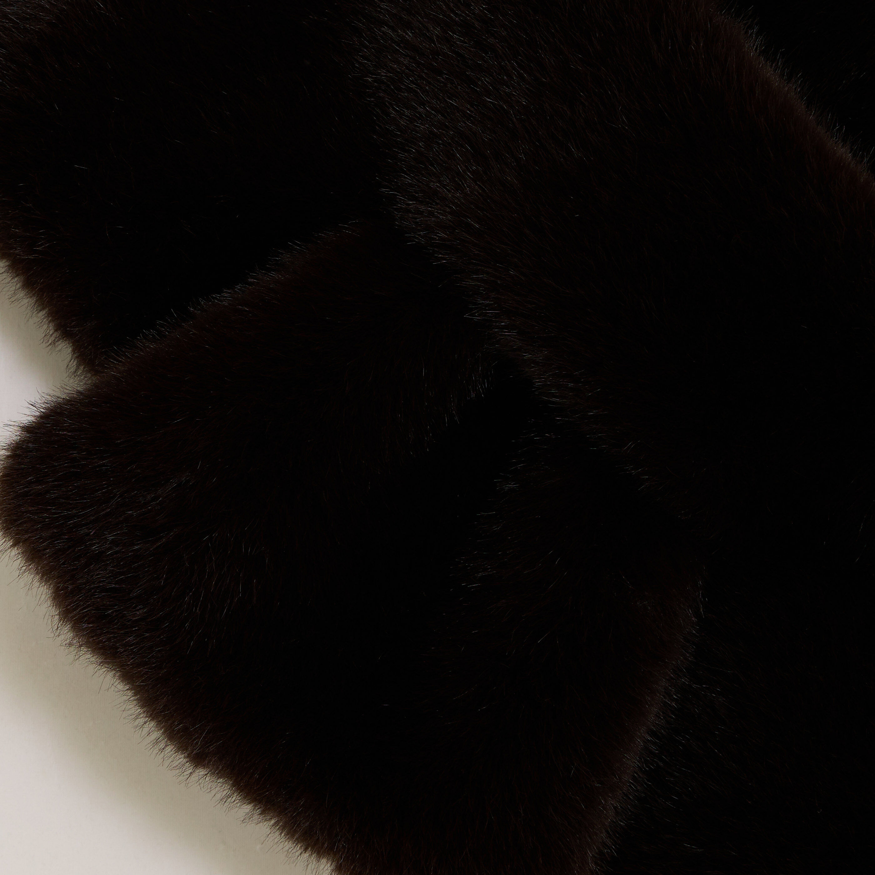 &Eacute;charpe crois&eacute;e imitation fourrure femme