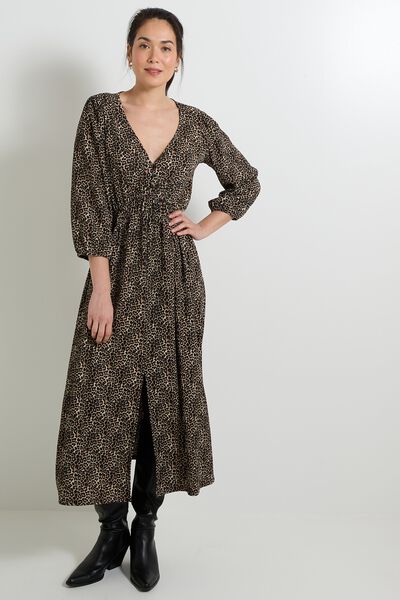 Robe col V femme