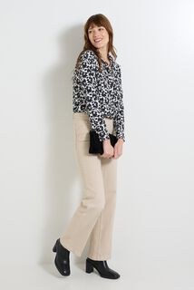 Chemise imprimé fleuri femme