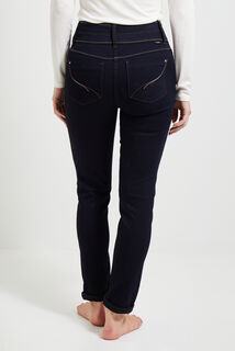 Jean raccourci taille haute HANOI femme