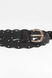 Ceinture à bords ondulés femme