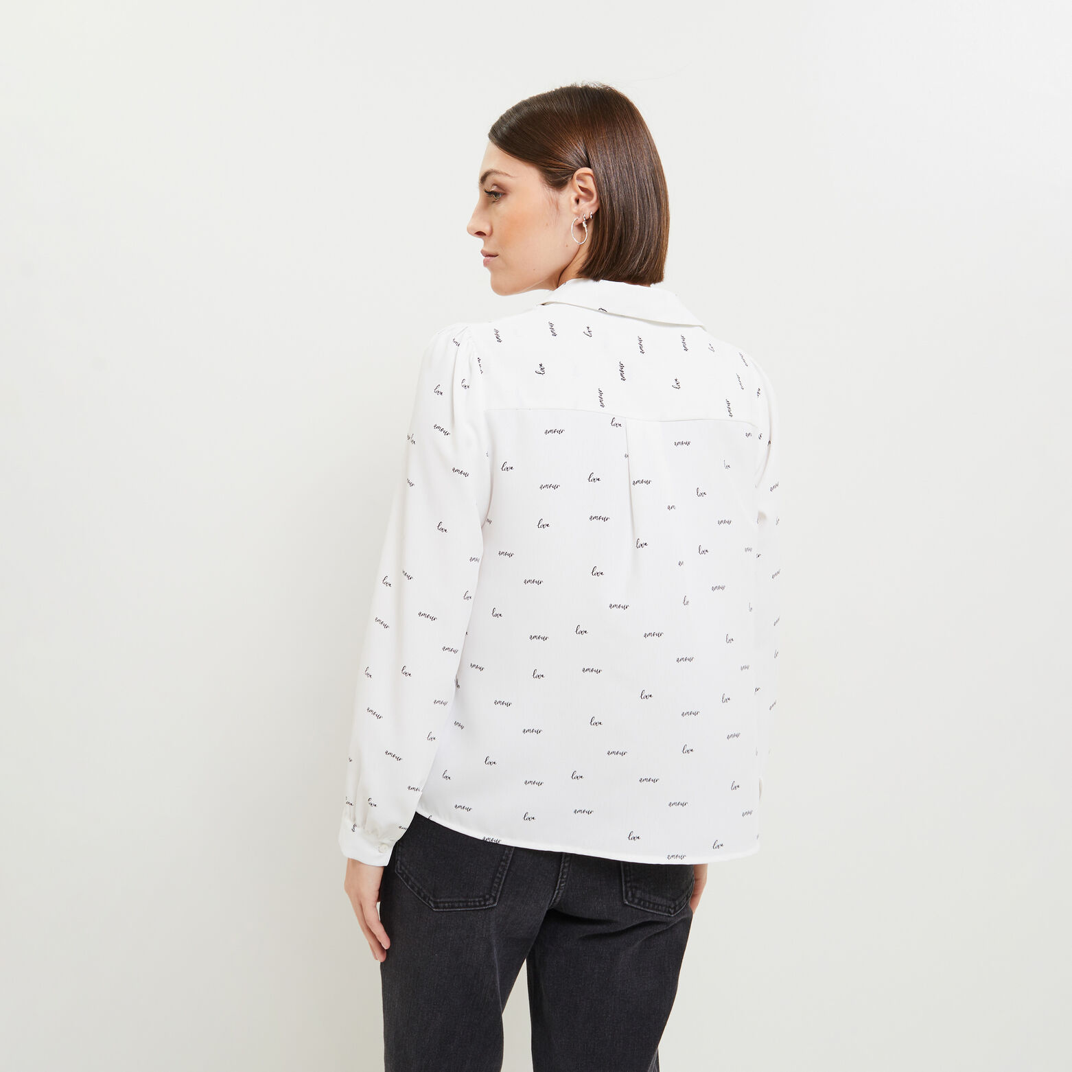 Chemise imprimée femme