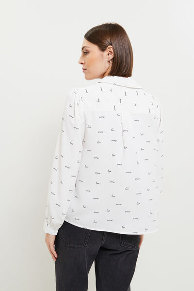 Chemise imprimée femme
