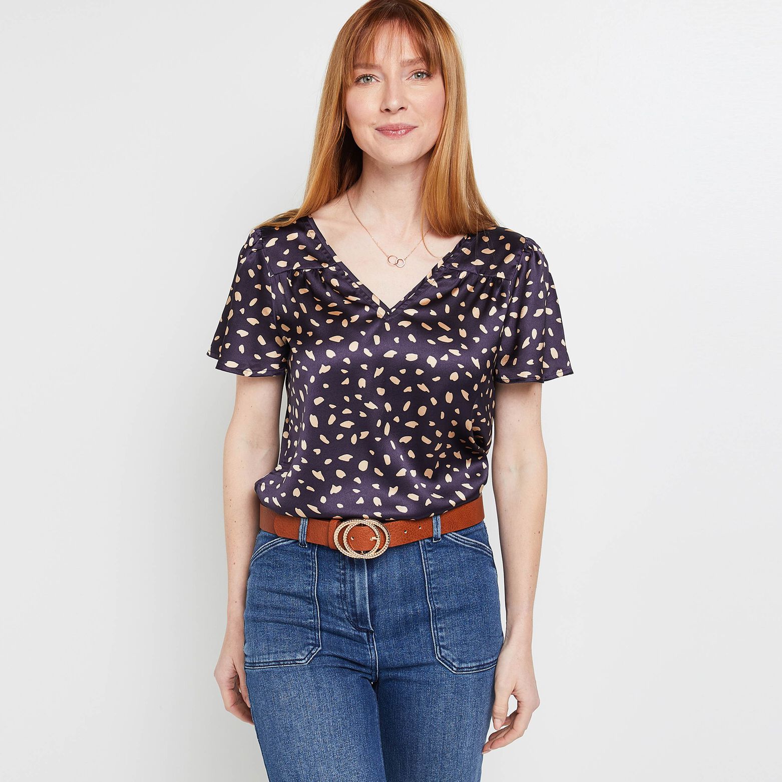 Blouse imprimée femme