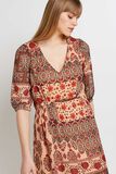 Robe longue imprimée femme