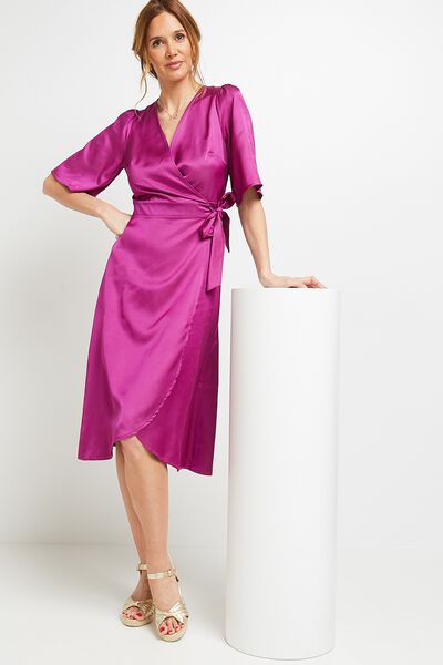 Robe cache coeur femme