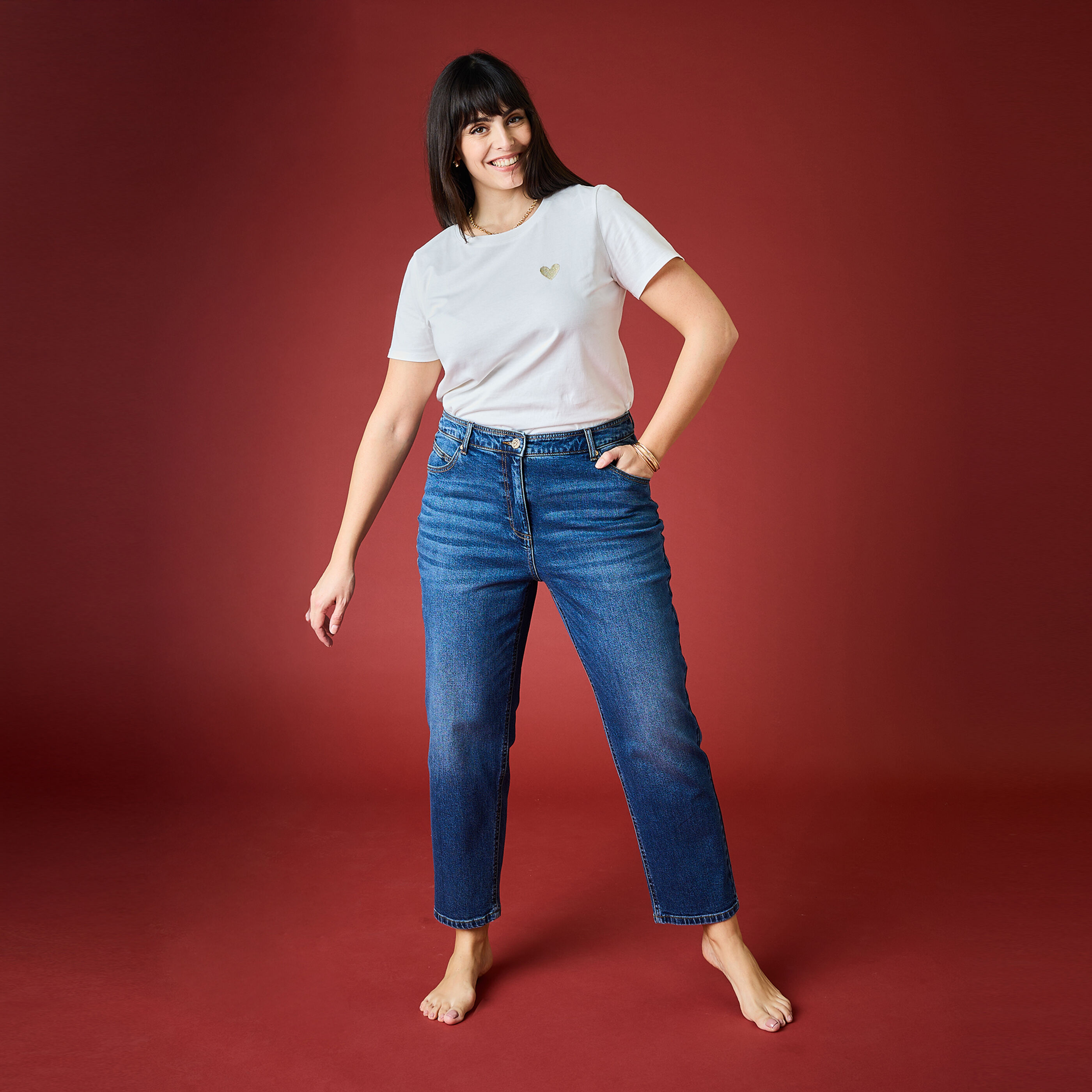 Jean mom ANKARA M02 femme