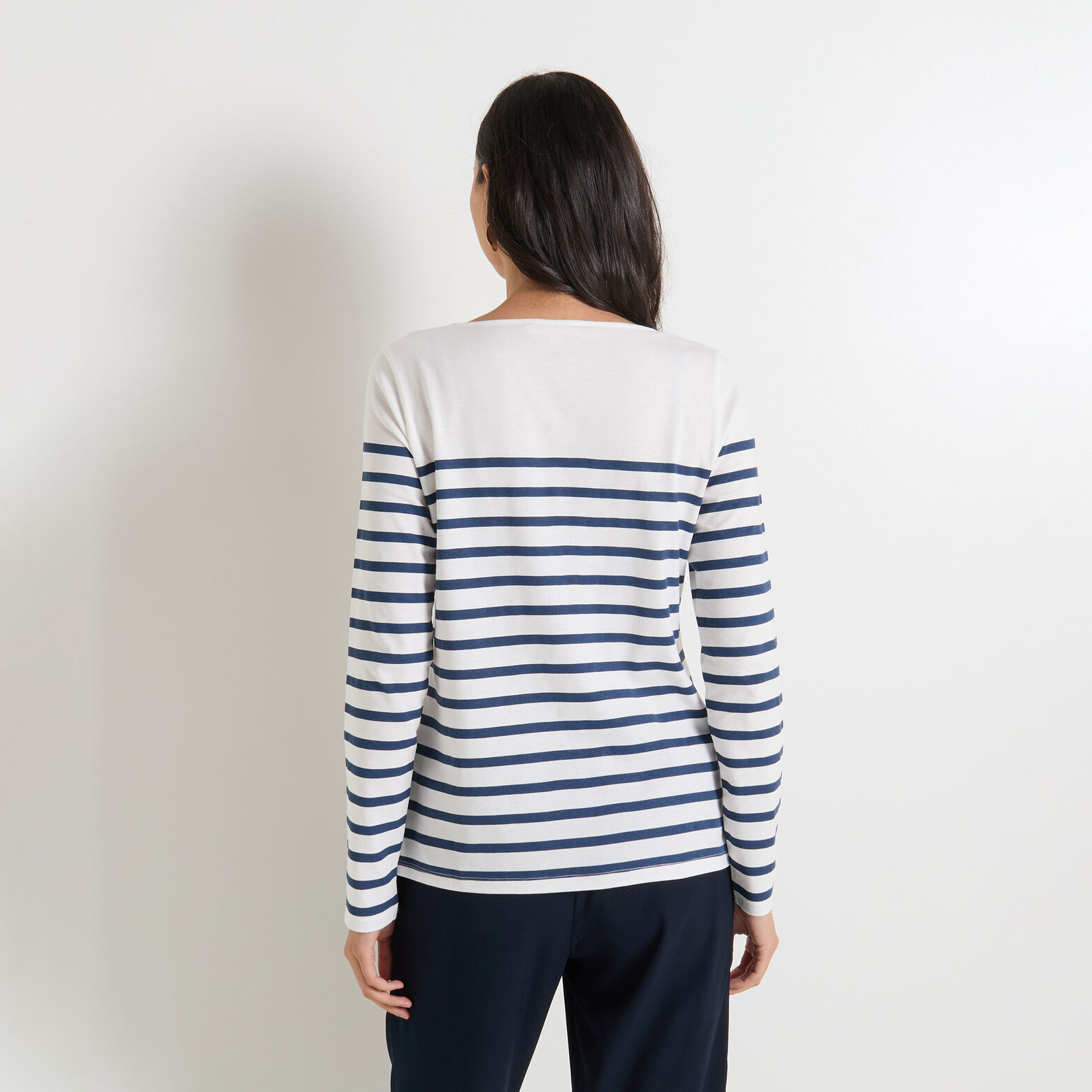 T-shirt col bateau femme