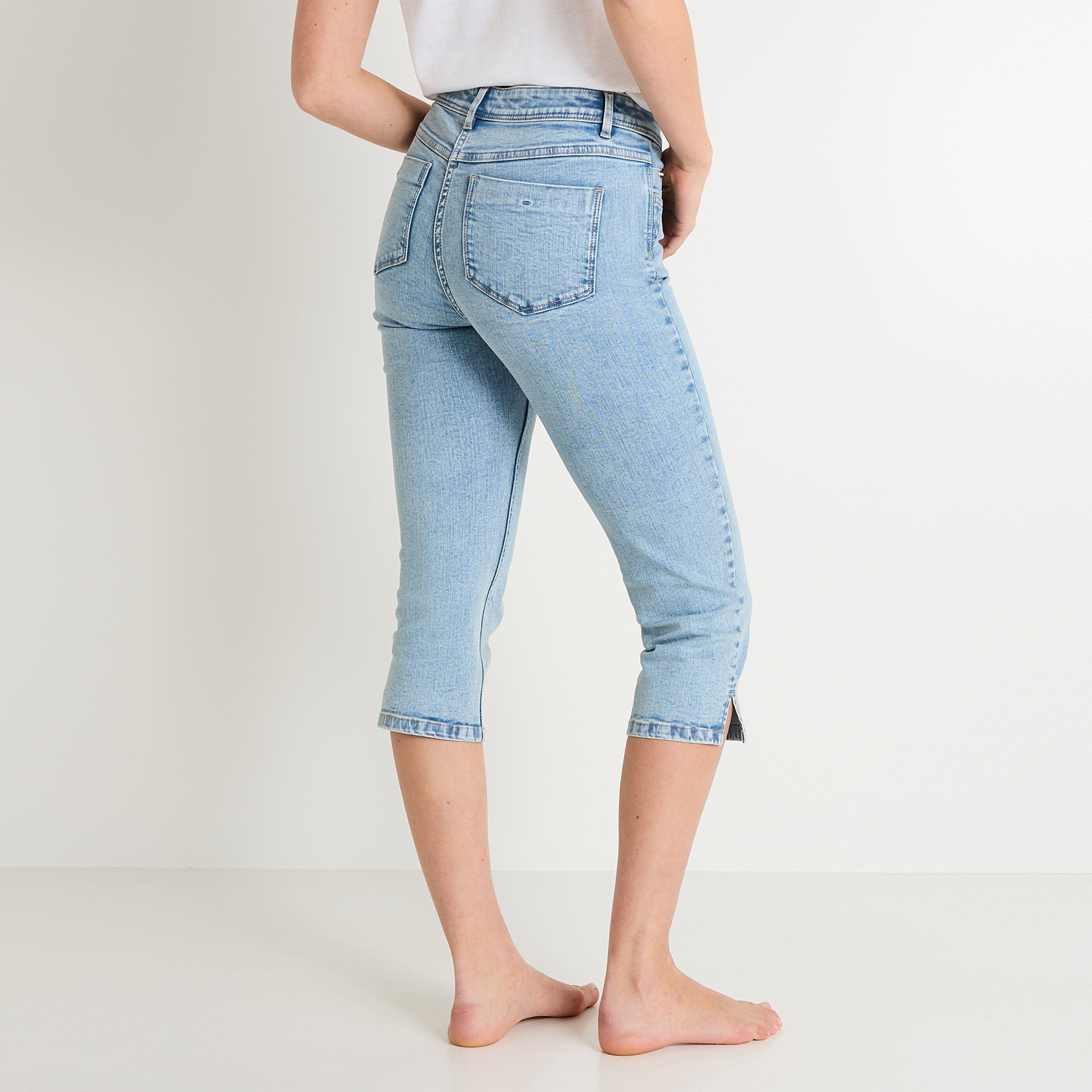 Corsaire en jean femme