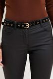 Ceinture oeillets femme
