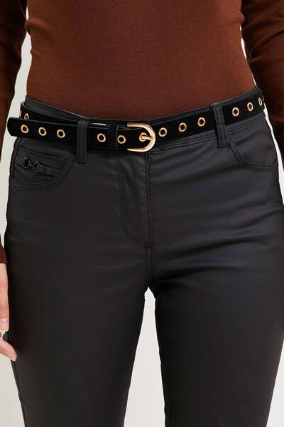 Ceinture oeillets femme